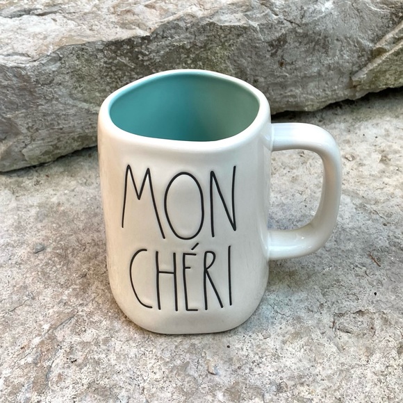 Rae Dunn MON CHERI Double Sided Mug - Picture 1 of 4